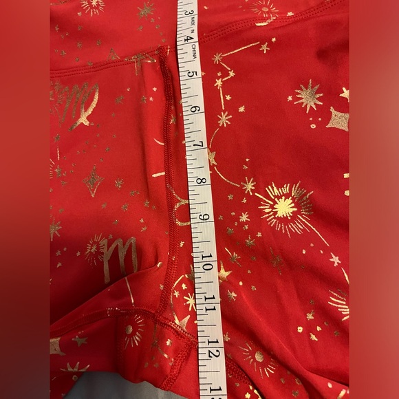 Nanette Lepore Size:L Women Play Compression Leggings Granberry/Rose Gold - Picture 6 of 11